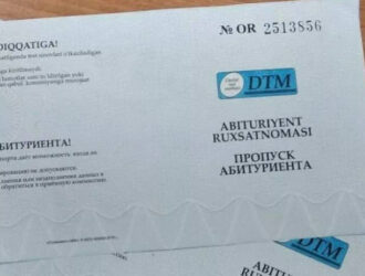 Abituriyentlarga ruxsatnomalarni berish boshlandi