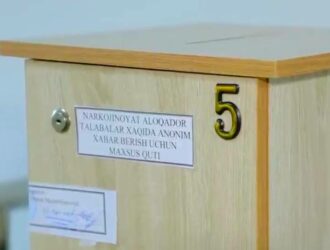 Maktab va OTMlarda narkojinoyatlarning oldini olish uchun maxsus qutilar o‘rnatila boshlandi