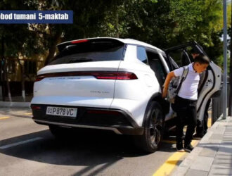 Toshkent maktablari oldida o‘quvchilarni tushirish uchun maxsus zonalar tashkil etilmoqda